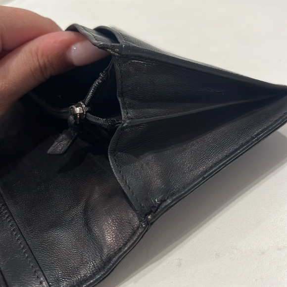 CHANEL Mademoiselle Biarritz Lucky Charms Black Leather Bifold Long Wallet - Picture 13 of 15